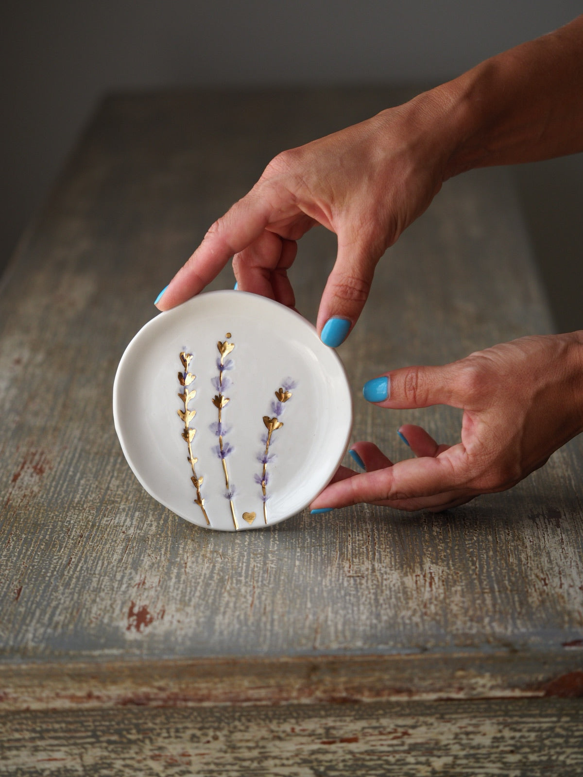 Lebanon Lavender Jewellery Dish / Coaster