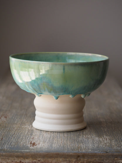 Nature’s Greens Pedestal Bowl